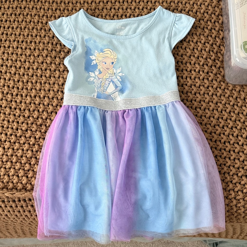 Elsa Blue and Purple Princess Dress